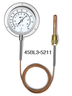 Dial Thermometer for Wax Melting Processes